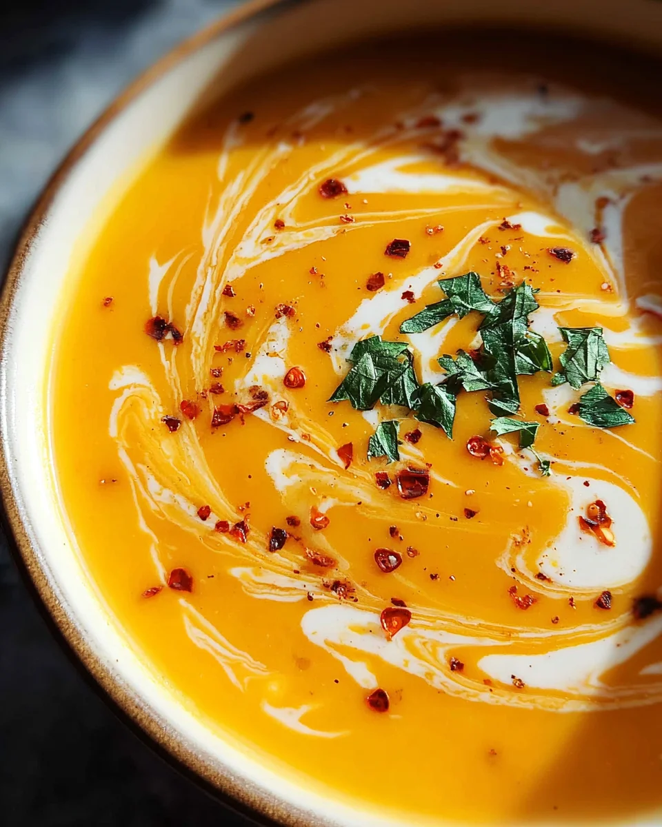 Easy Butternut Squash and Sweet Potato Soup