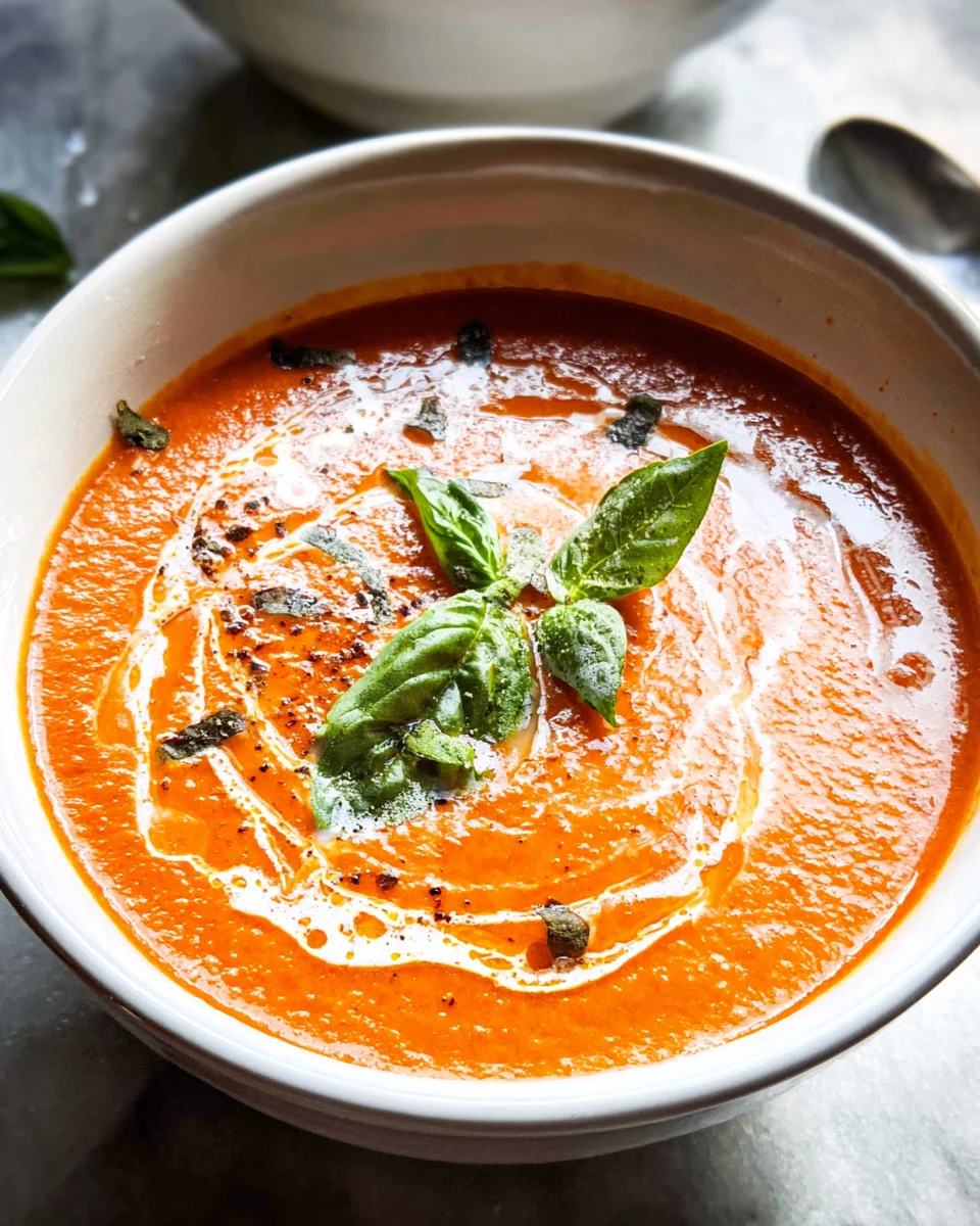 Easy Homemade Roasted Tomato Soup 22 Easy
