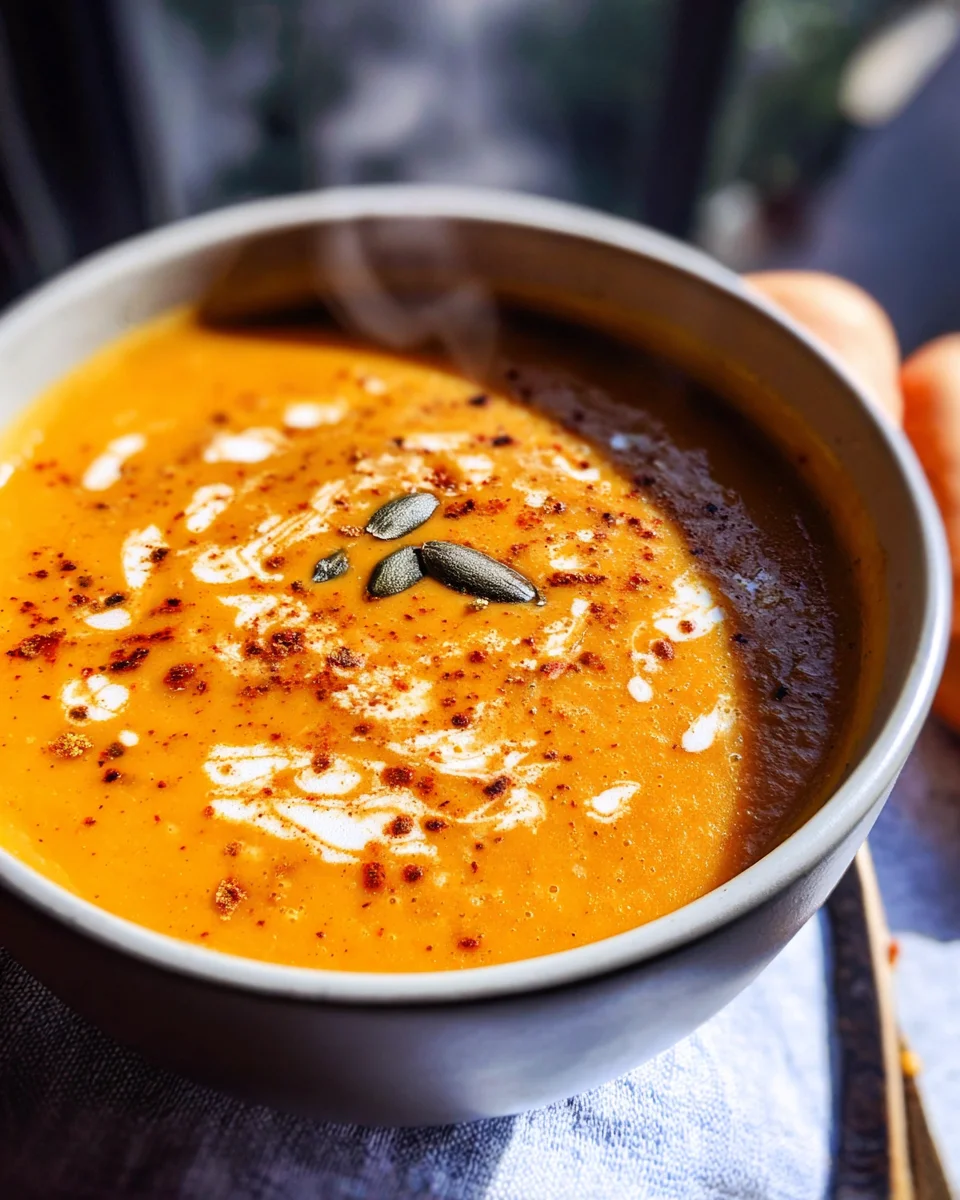 Easy Pumpkin and Sweet Potato Soup 19 Easy
