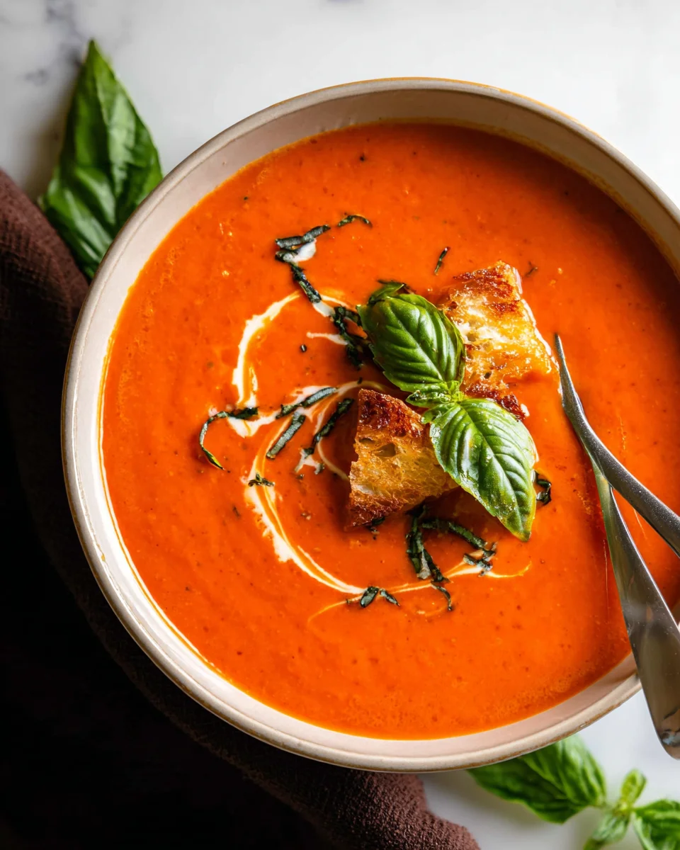 Easy Roasted Tomato Soup 22 Easy