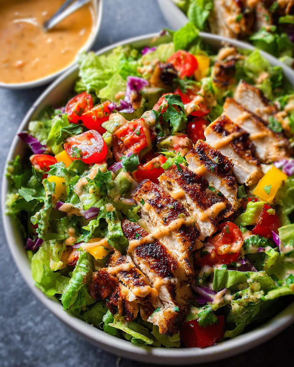 Fiesta Ranch Salad with Salsa Verde Chicken 35 Fiesta Ranch Salad with Salsa Verde Chicken