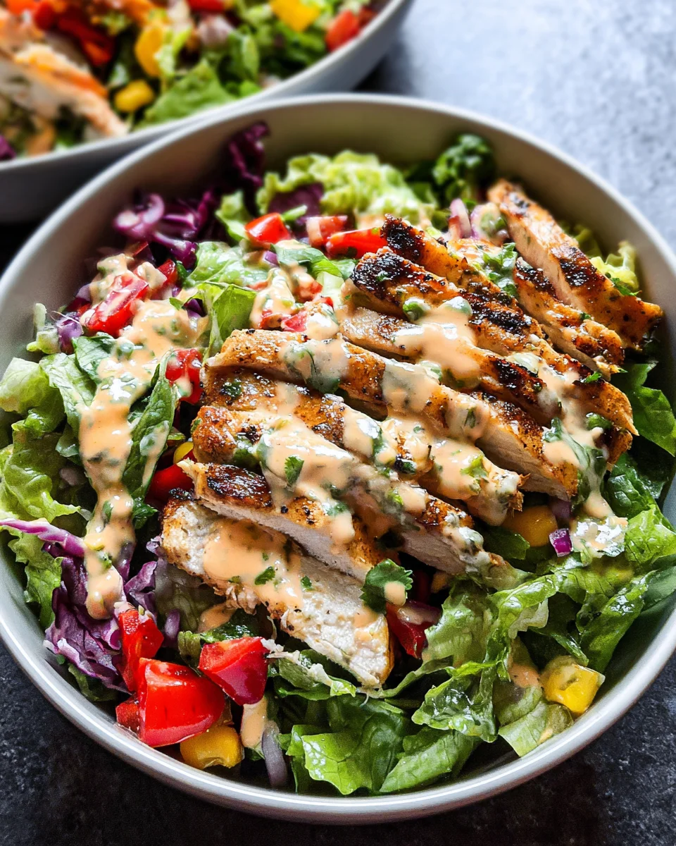 Fiesta Ranch Salad with Salsa Verde Chicken 13 Fiesta