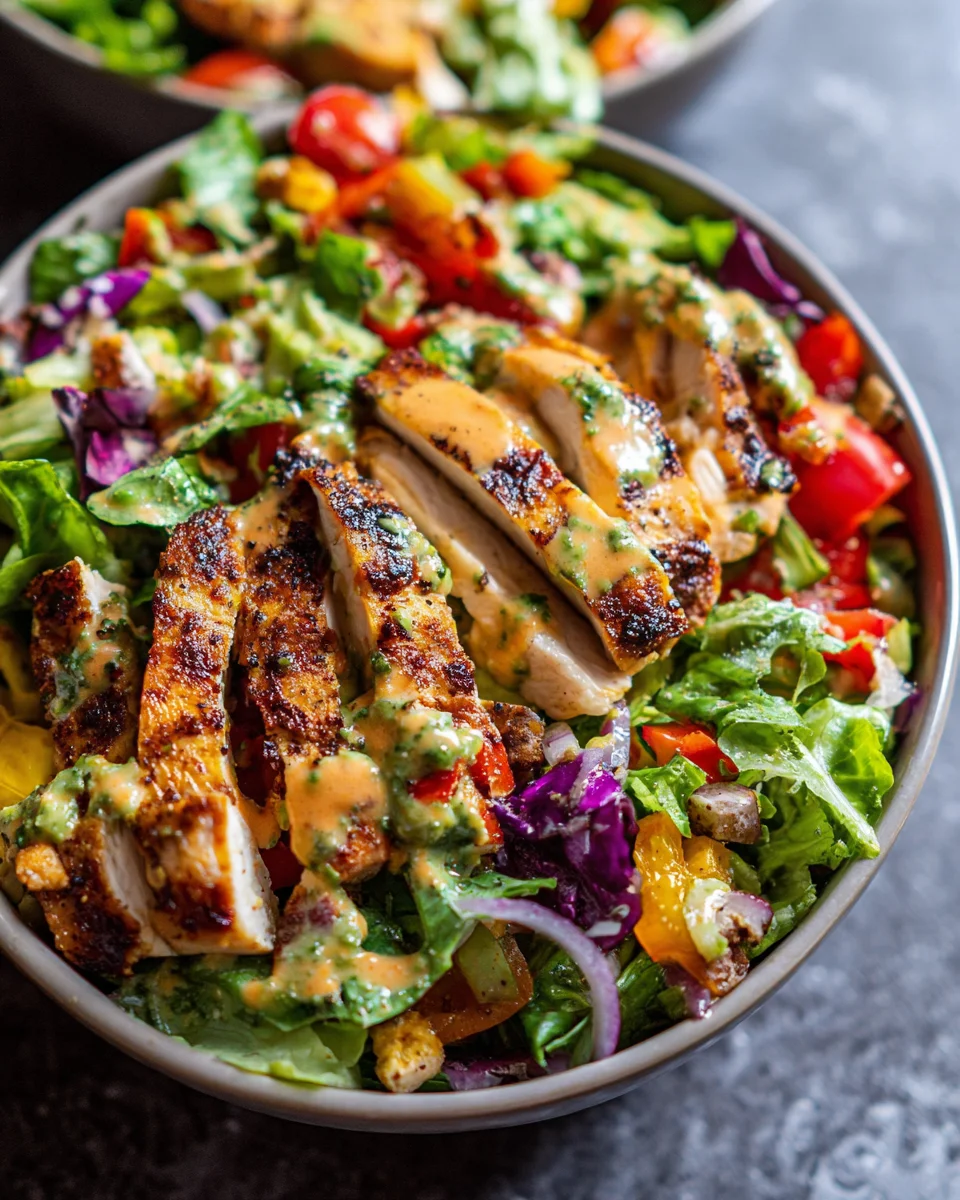 Fiesta Ranch Salad with Salsa Verde Chicken 14 Fiesta
