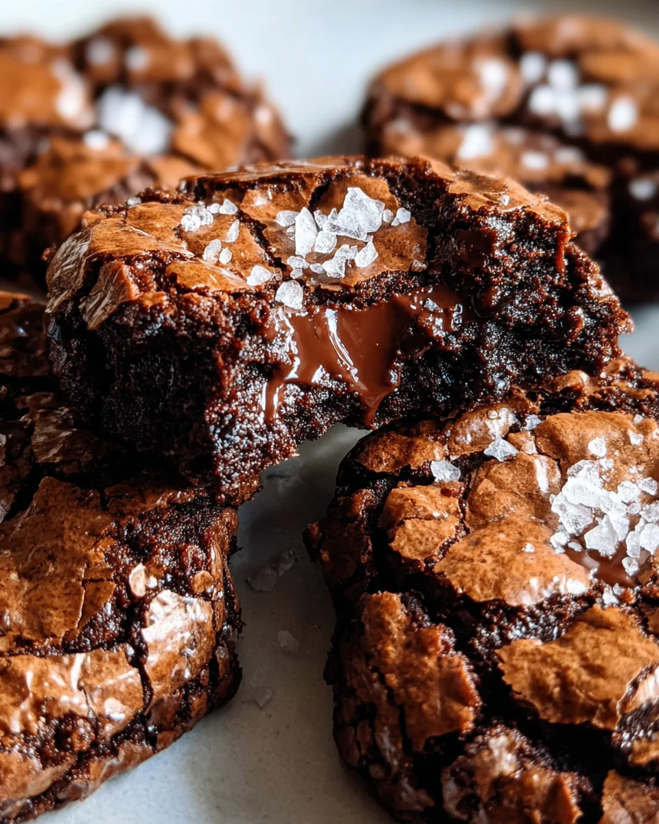 Fudgy Chewy Browkies (Brookies) 24 Fudgy