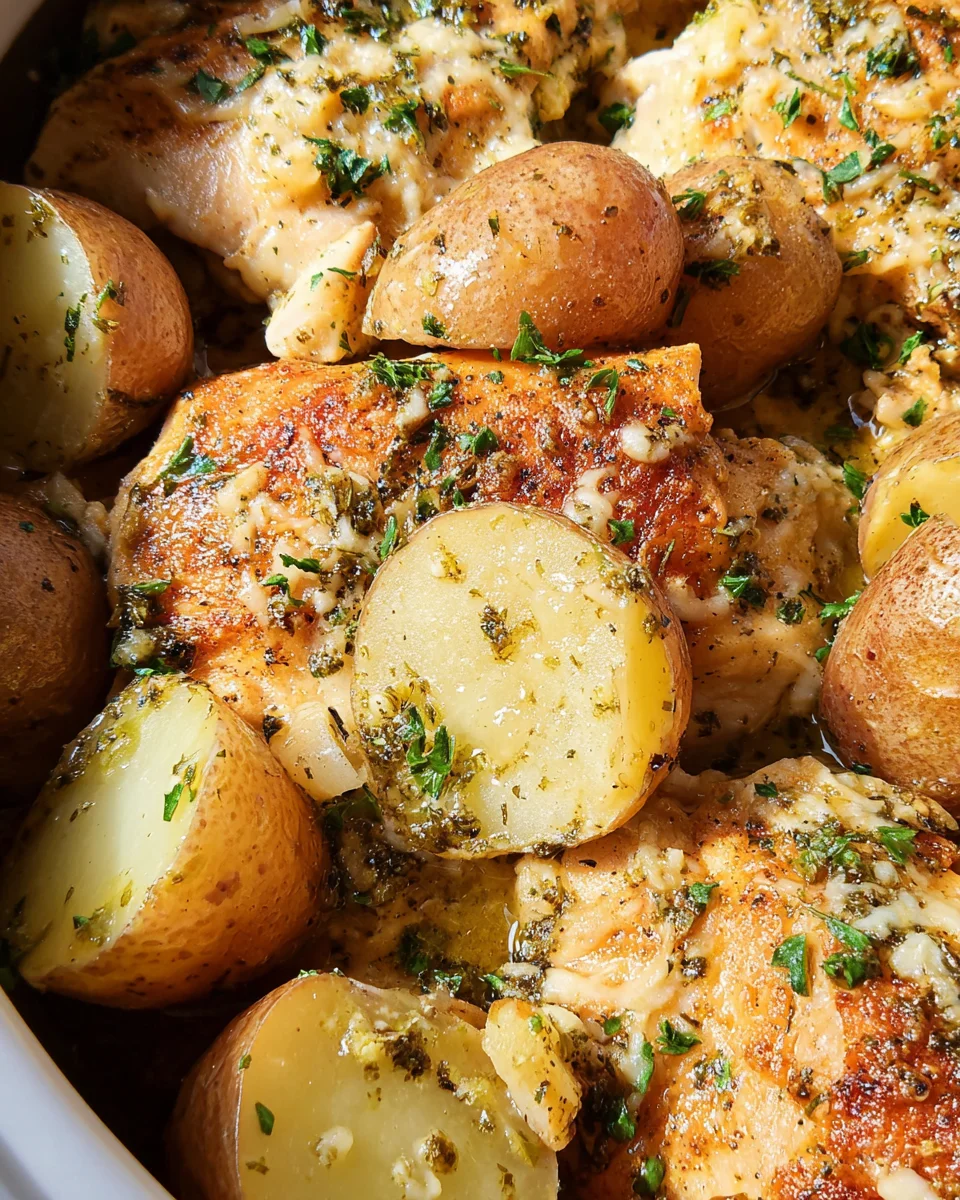 Garlic Parmesan Crockpot Chicken and Potatoes 23 Garlic Parmesan Crockpot Chicken and Potatoes