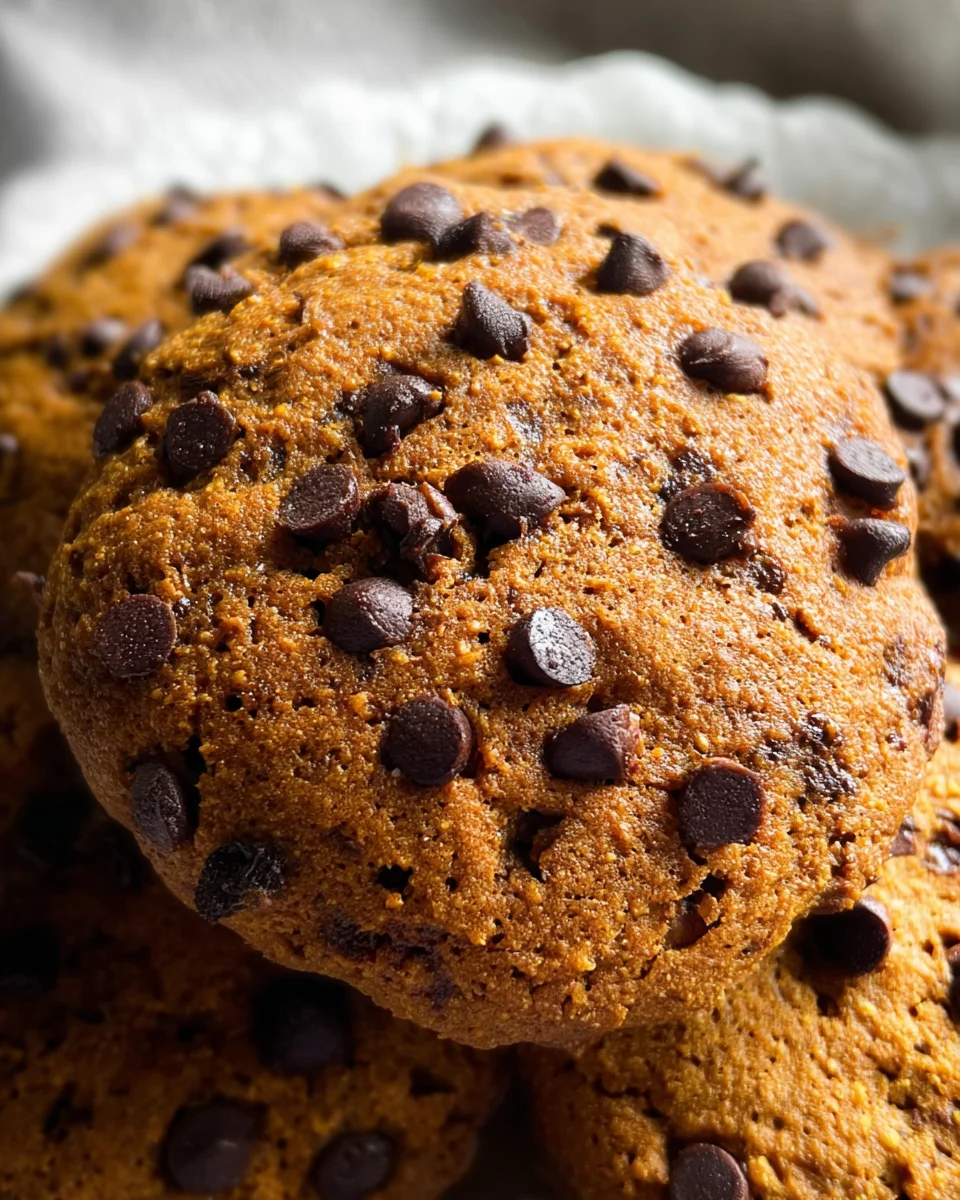 Healthy Pumpkin Chocolate Chip Cookies 22 Healthy