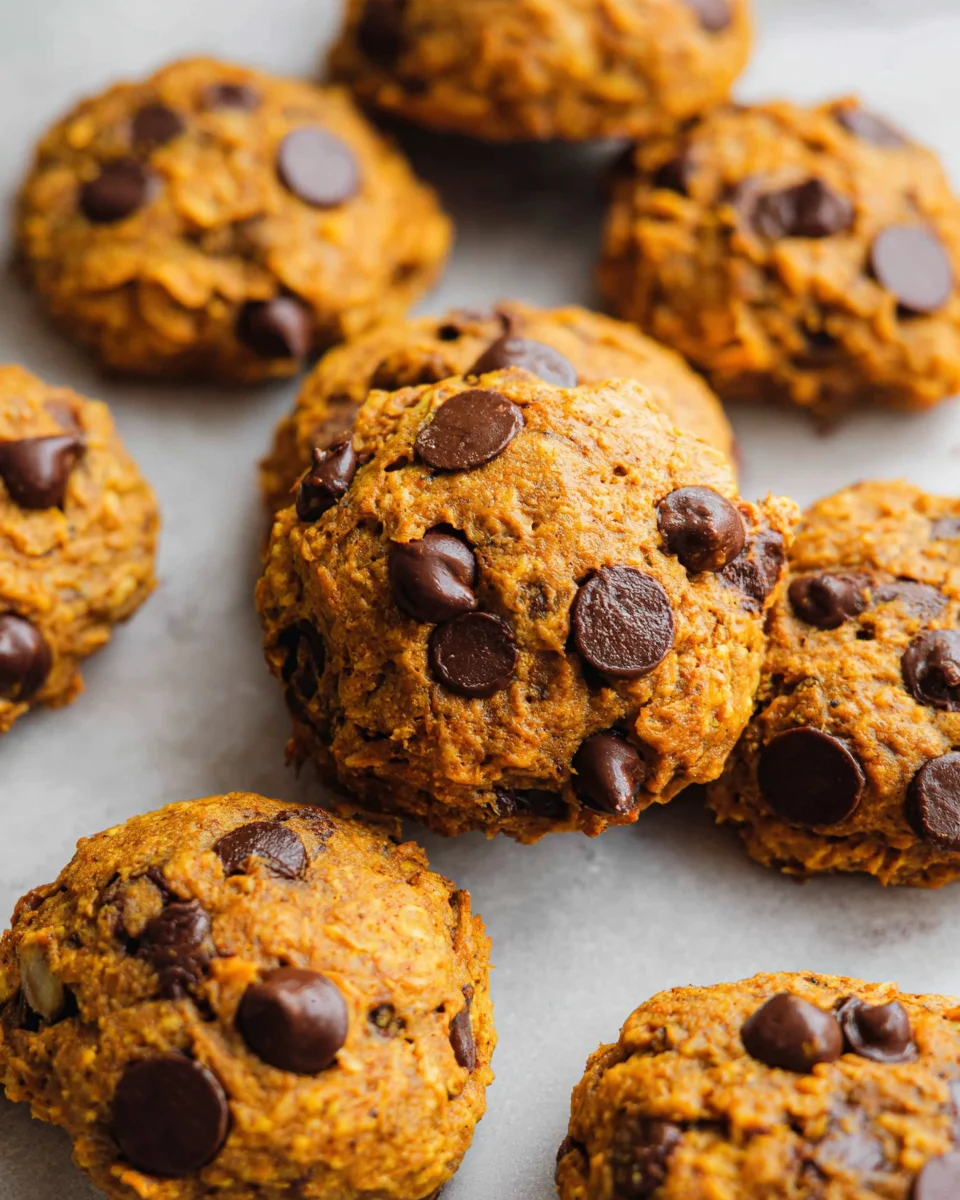 Healthy Pumpkin Oat Cookies