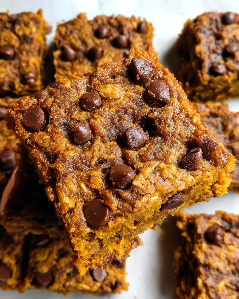 Healthy Pumpkin Oatmeal Bars 23 Healthy