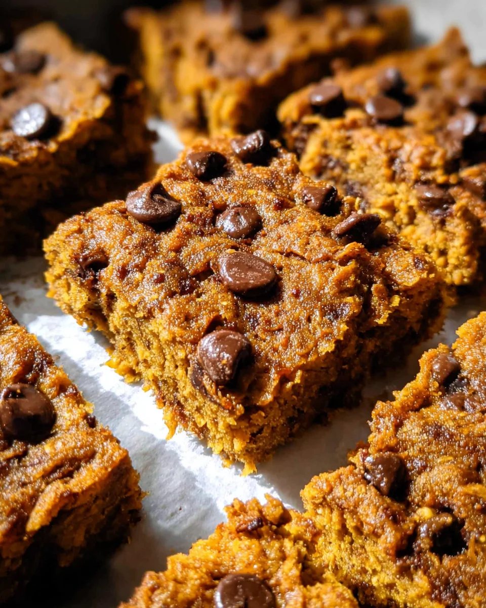 Healthy Pumpkin Oatmeal Bars 24 Healthy
