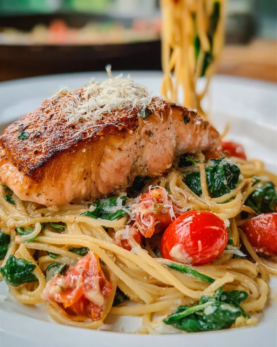 Healthy & Creamy Tuscan Salmon Pasta 23 Healthy & Creamy Tuscan Salmon Pasta