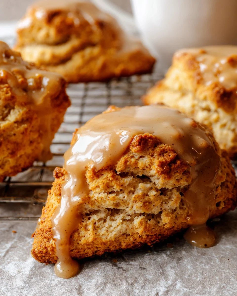 Homemade Chai Scones with Maple Chai Glaze 29 Homemade