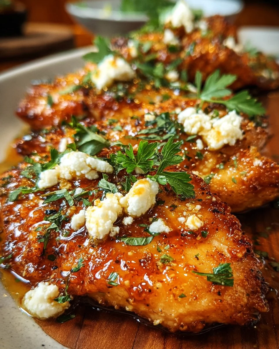 Hot Honey Feta Chicken Dish 19 Hot