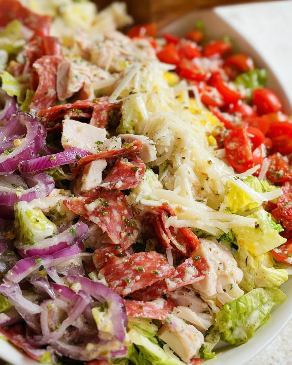 Italian Grinder Salad (Chopped Sub Salad) 22 Italian Grinder Salad (Chopped Sub Salad)