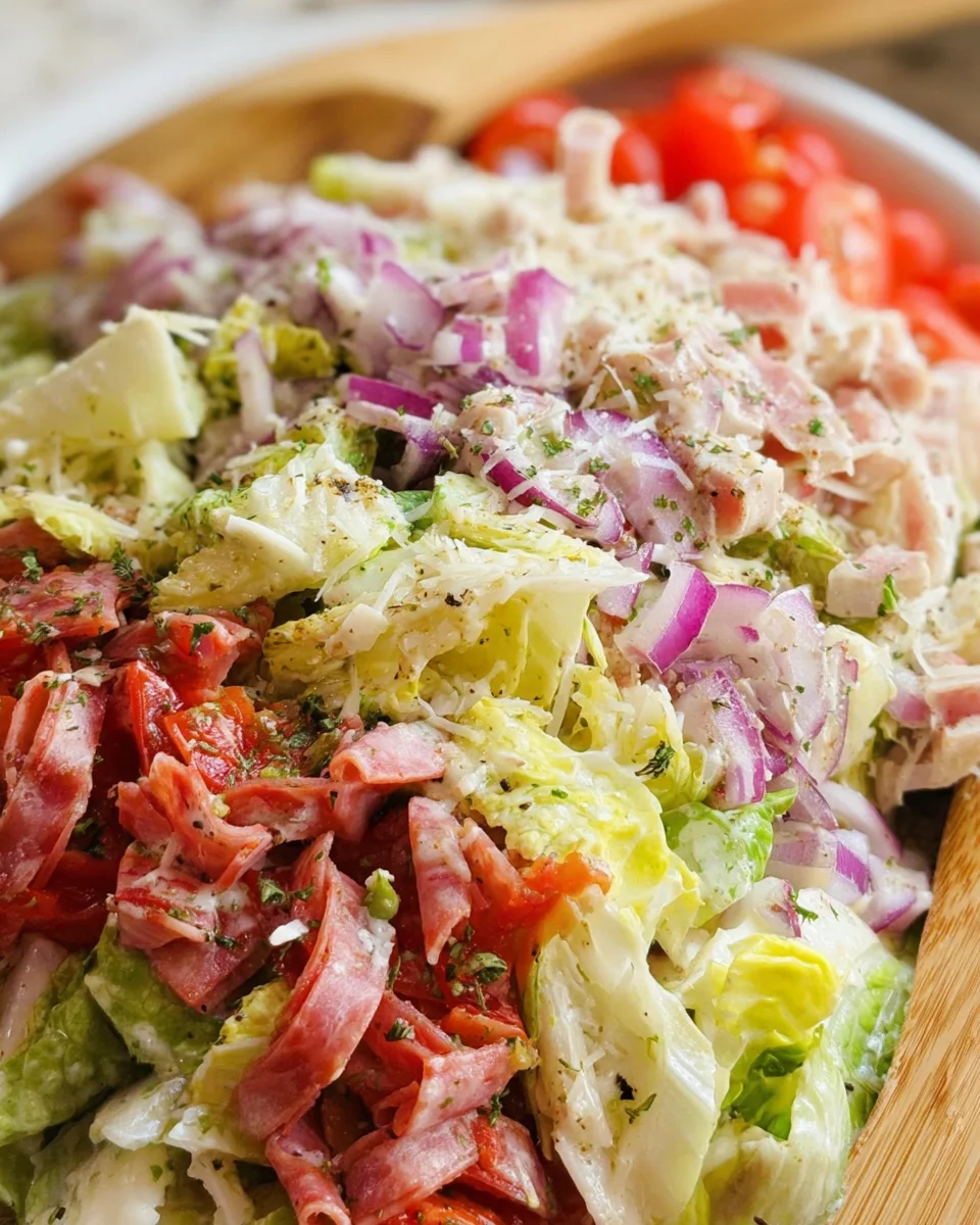 Italian Grinder Salad (Chopped Sub Salad) 26 Italian