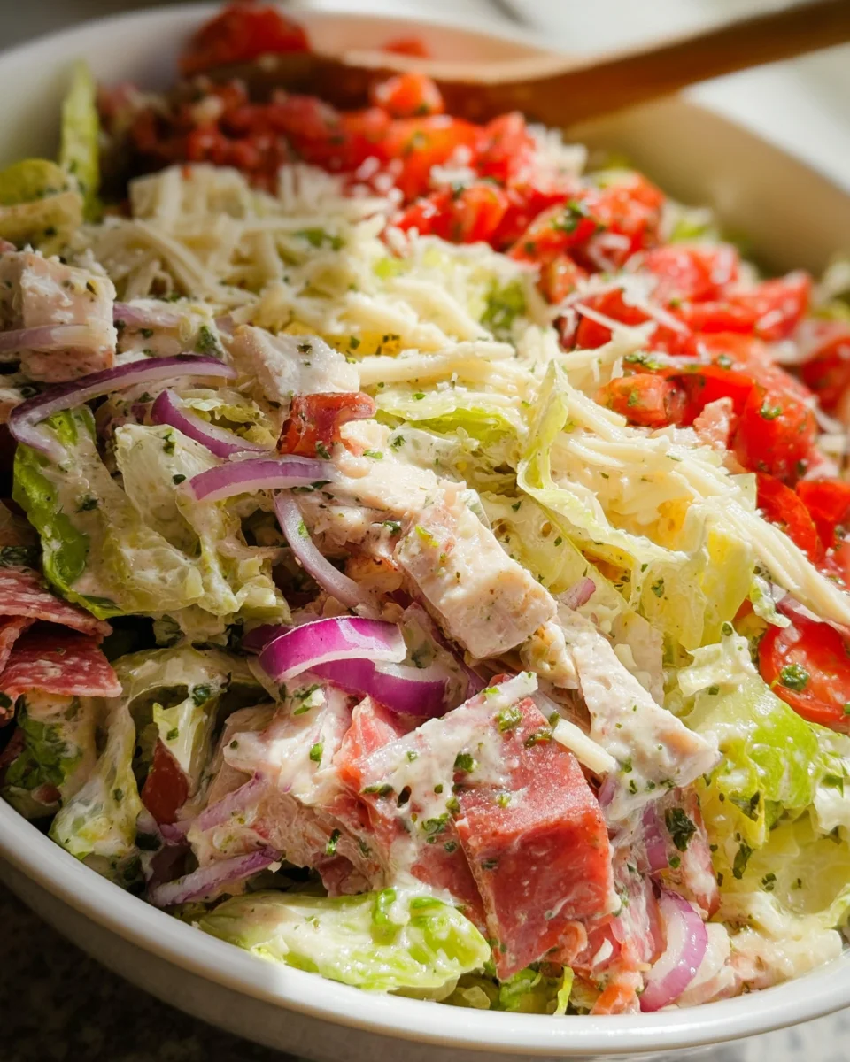 Italian Grinder Salad (Chopped Sub Salad) 27 Italian