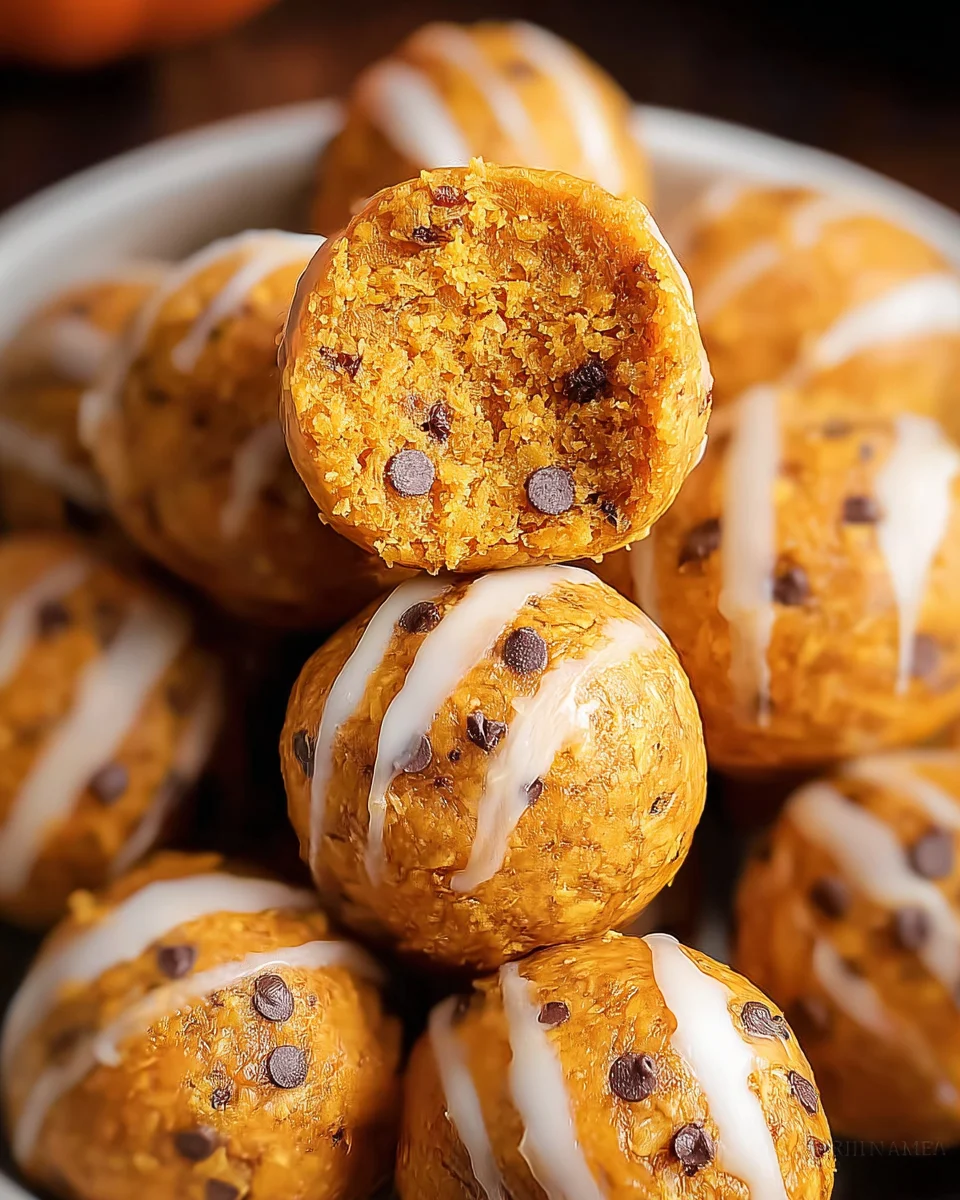 No Bake Pumpkin Balls 24 No Bake Pumpkin Balls