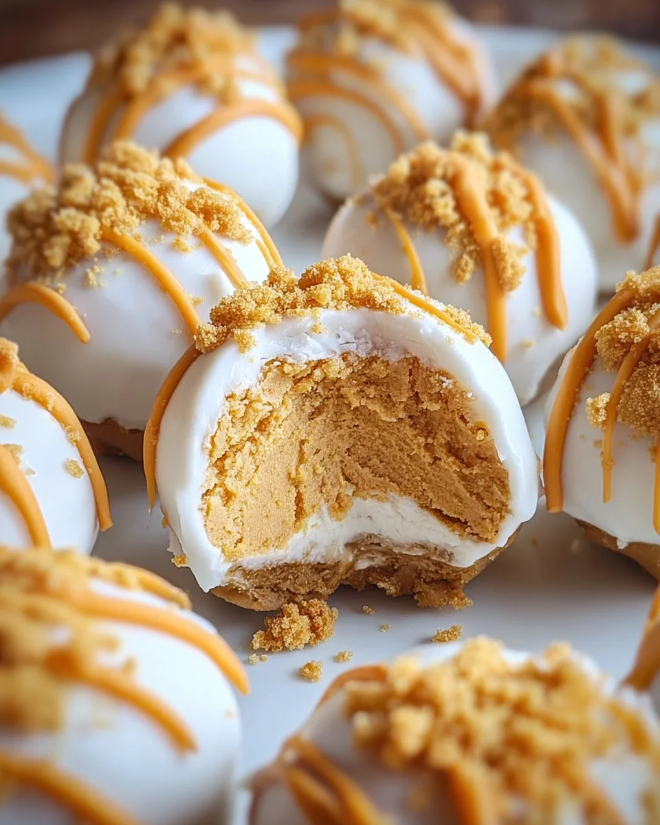 No Bake Pumpkin Cheesecake Balls 23 No Bake Pumpkin Cheesecake Balls