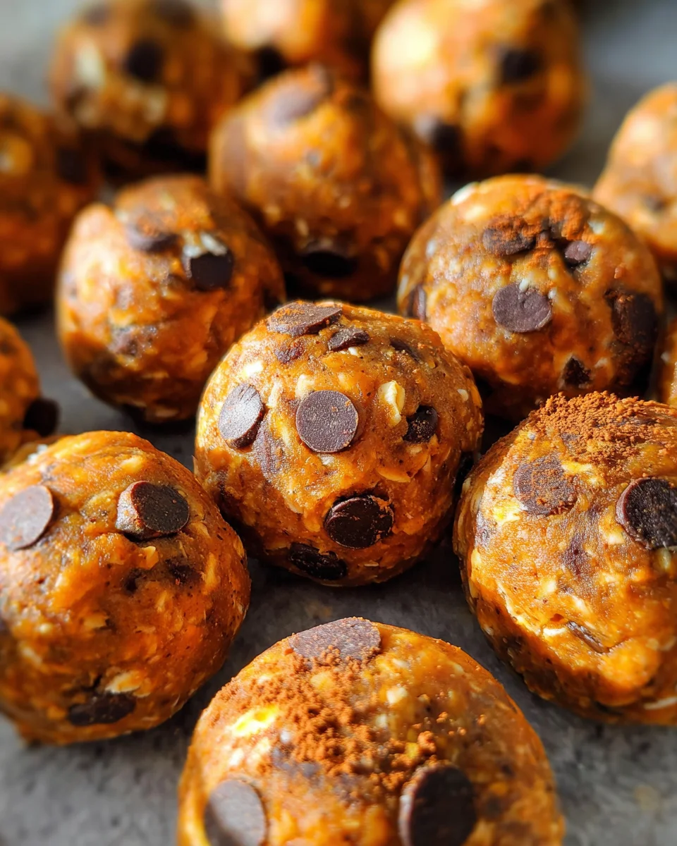 No Bake Pumpkin Spice Energy Bites 18 No