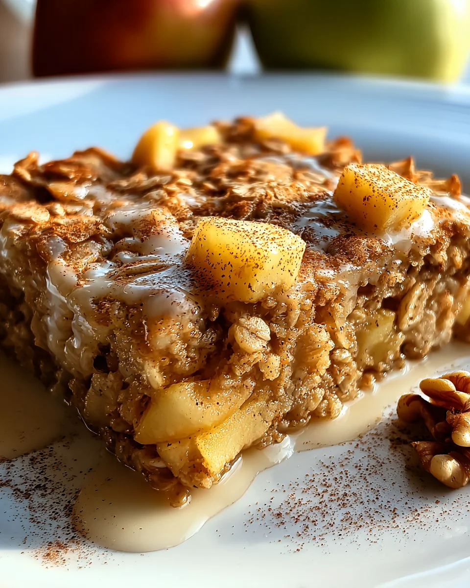 Oatmeal Apple Breakfast Bake 22 Oatmeal