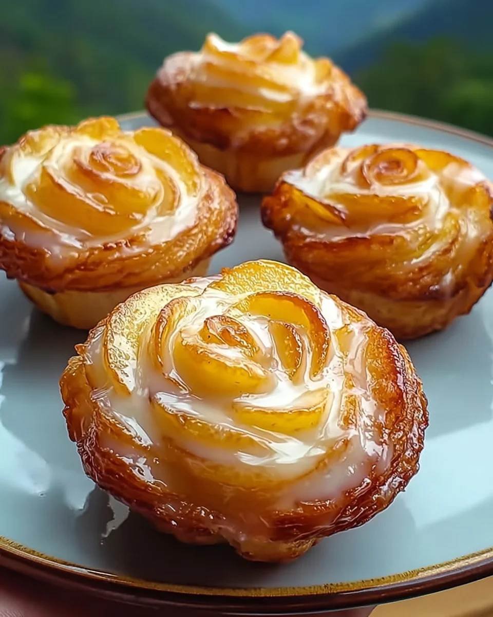 Peach Pie Cruffins Recipe