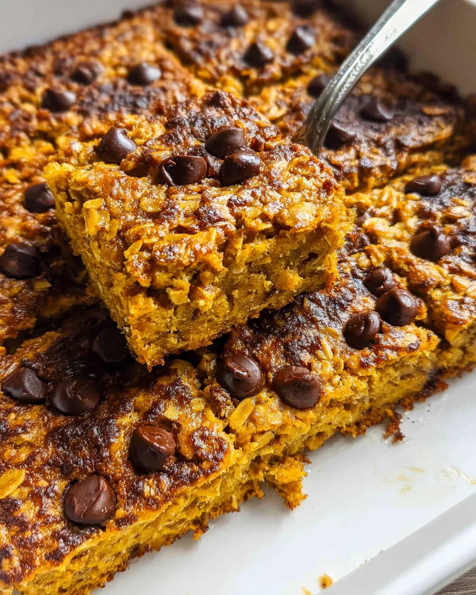 Pumpkin Baked Oatmeal