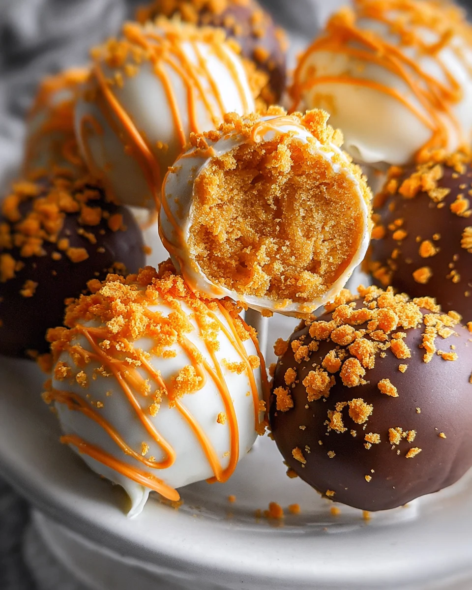 Pumpkin Cake Pops 21 Pumpkin