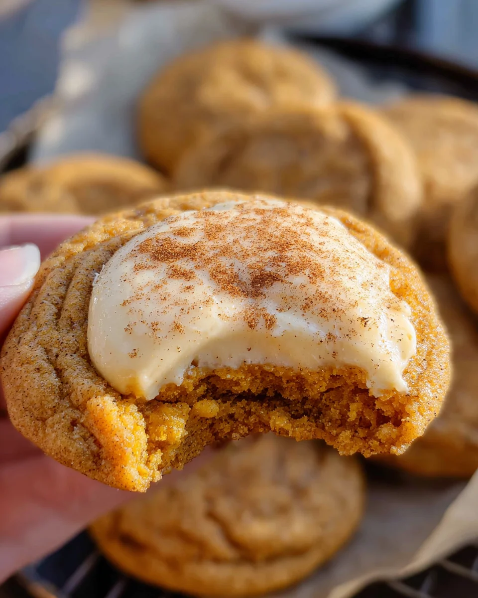 Pumpkin Cheesecake Cookies 26 Pumpkin