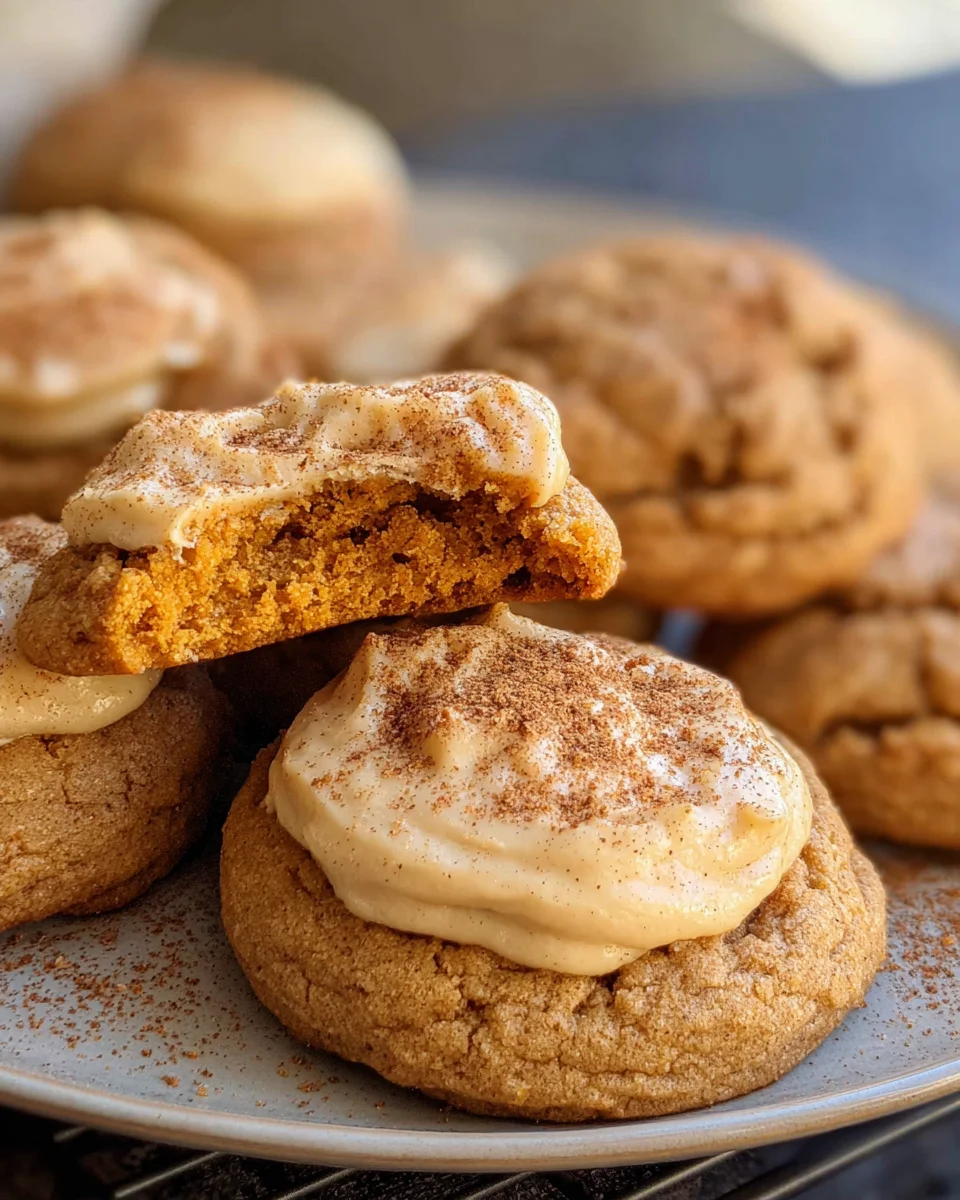 Pumpkin Cheesecake Cookies 27 Pumpkin
