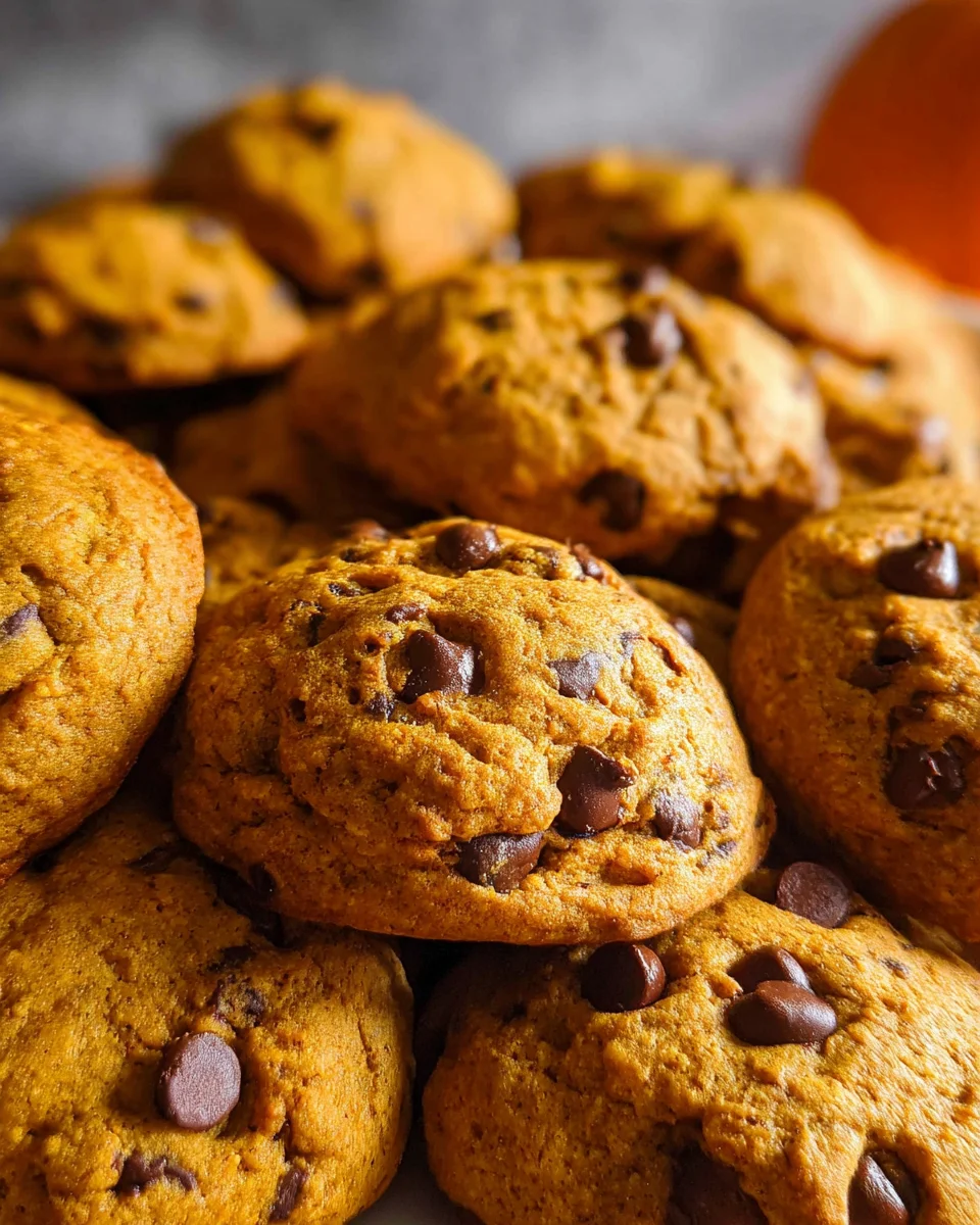 Pumpkin Chocolate Chip Cookies 25 Pumpkin