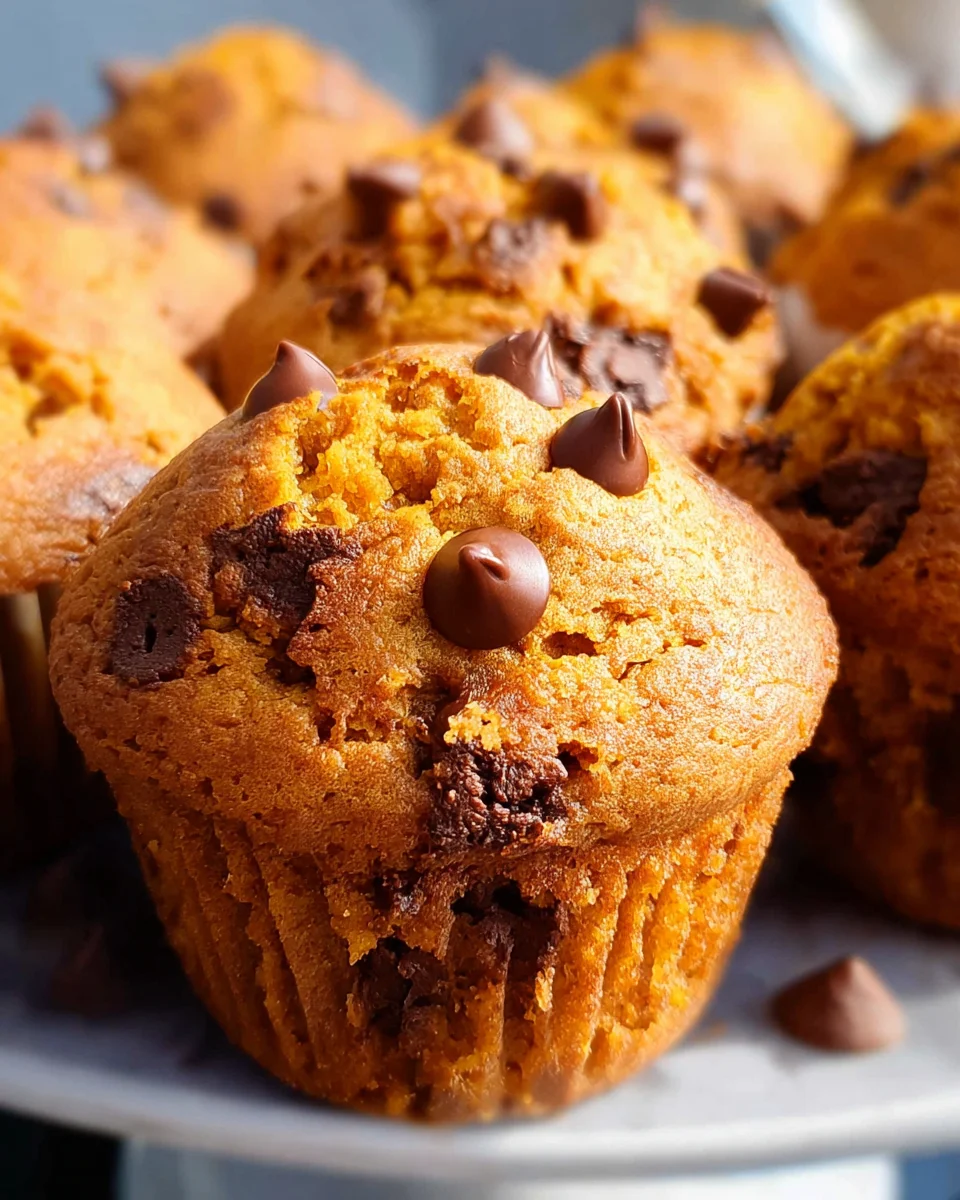 Pumpkin Chocolate Chip Muffins 40 Pumpkin Chocolate Chip Muffins