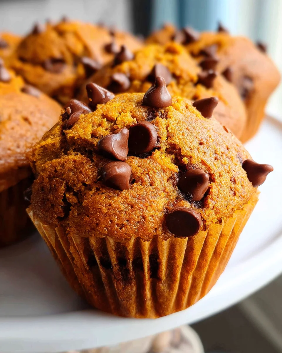 Pumpkin Chocolate Chip Muffins 18 Pumpkin
