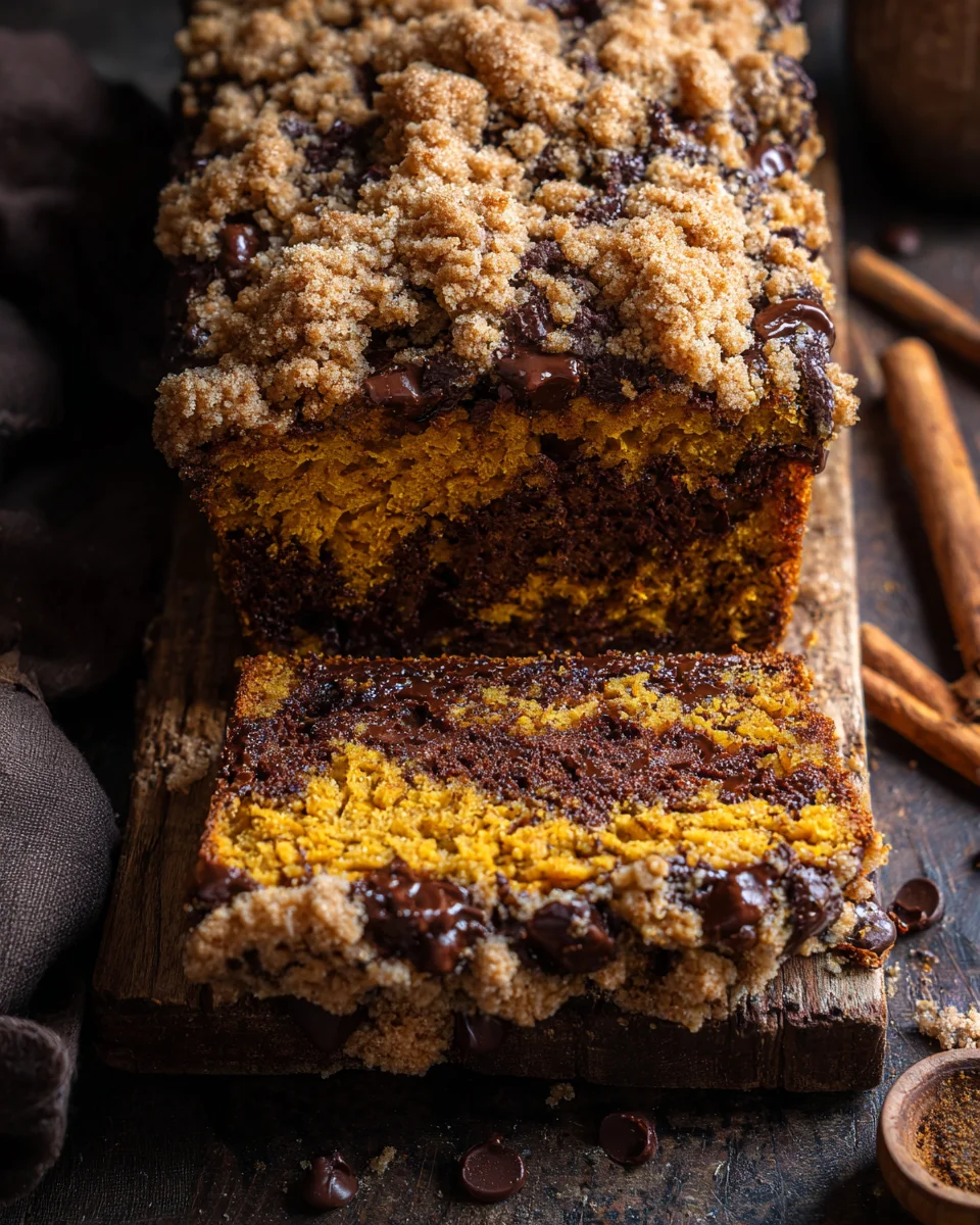 Pumpkin Chocolate Chip Streusel Bread 25 Pumpkin