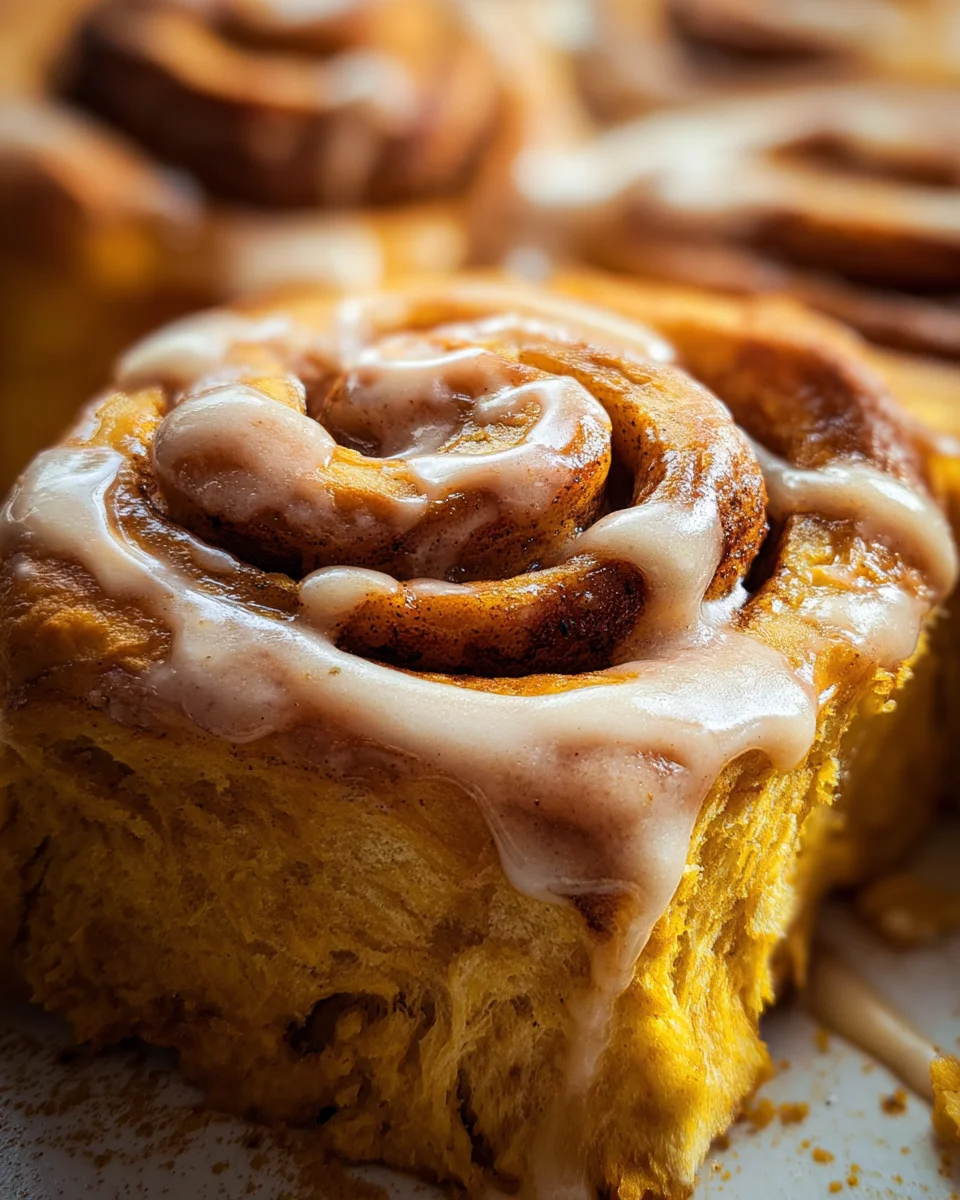 Pumpkin Cinnamon Rolls
