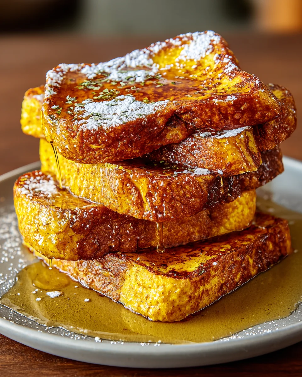 Pumpkin French Toast 18 Pumpkin