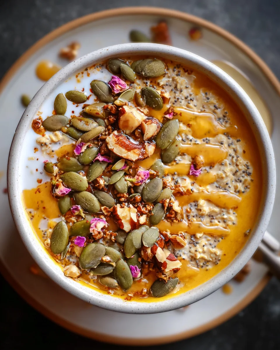 Pumpkin Pie Overnight Oats with Chia 26 Pumpkin Pie Overnight Oats with Chia