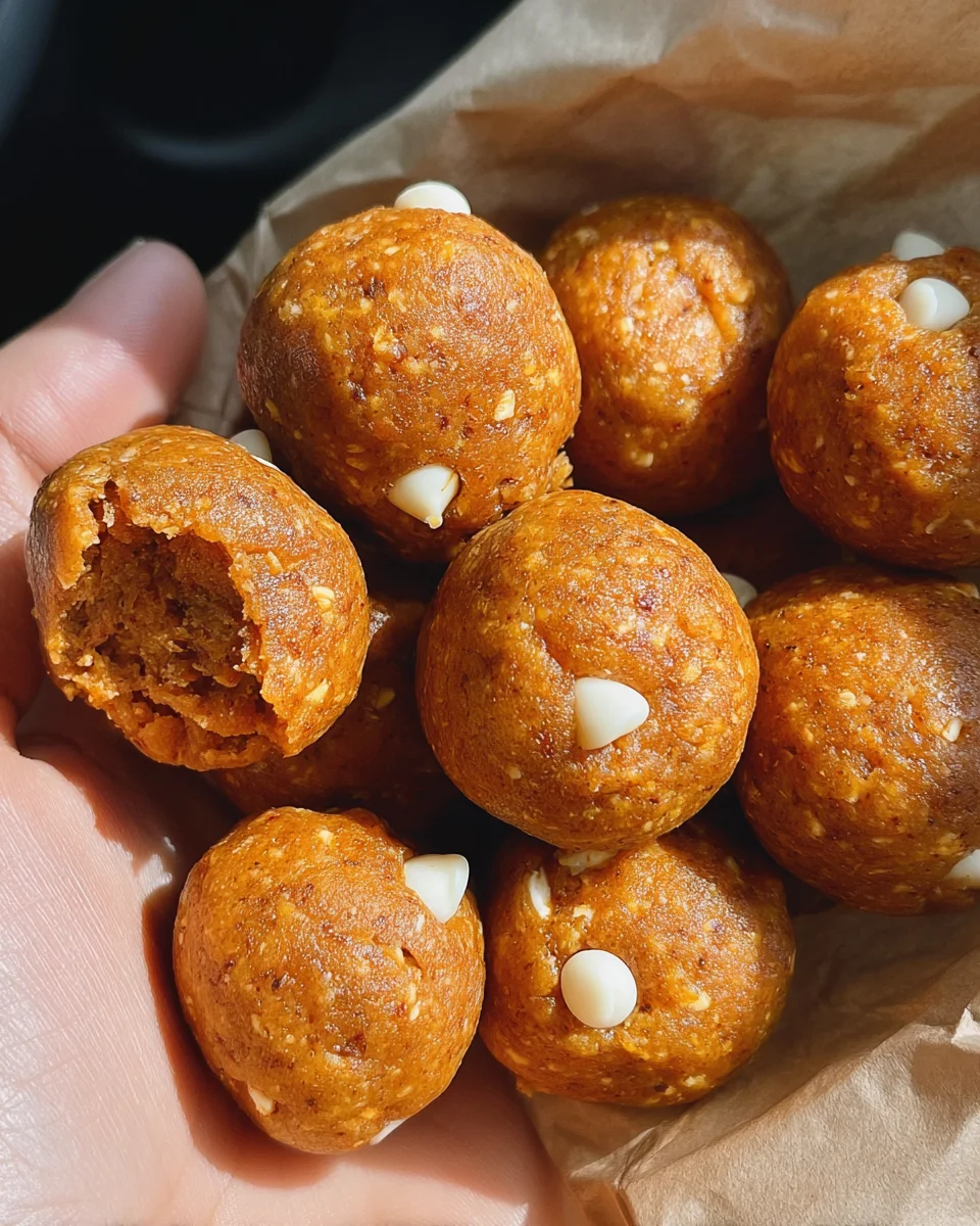 Pumpkin Pie Protein Balls