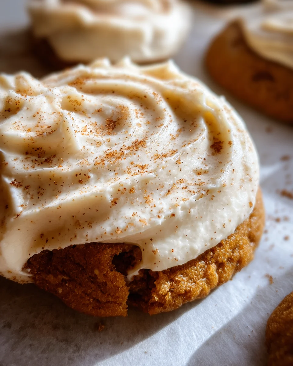 Pumpkin Sugar Cookies with Cream Cheese Frosting 45 Pumpkin Sugar Cookies with Cream Cheese Frosting