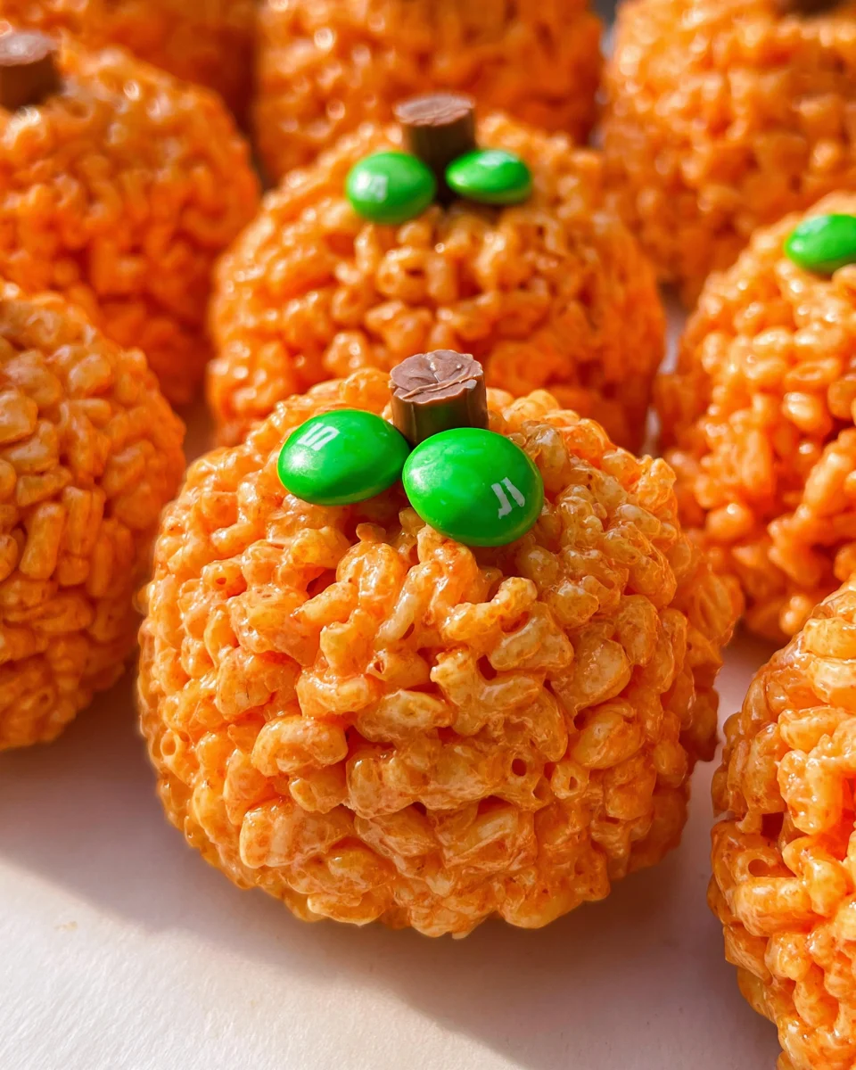 Rice Krispie Pumpkins 26 Rice Krispie Pumpkins