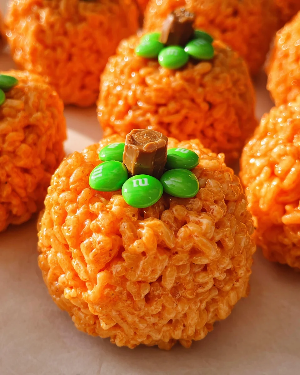 Rice Krispie Pumpkins 18 Rice