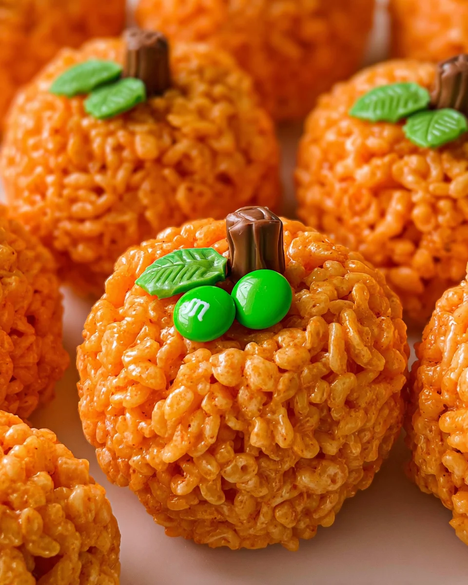 Rice Krispie Pumpkins 19 Rice