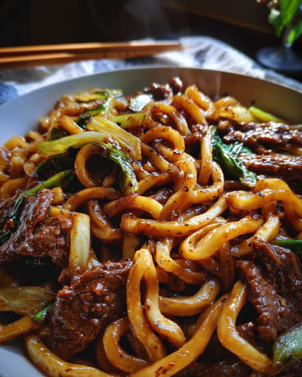 Simple Black Pepper Beef Udon 32 Simple Black Pepper Beef Udon