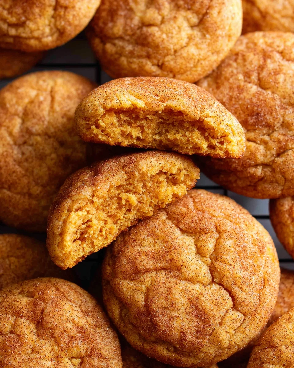 Soft Pumpkin Snickerdoodles 29 Soft Pumpkin Snickerdoodles