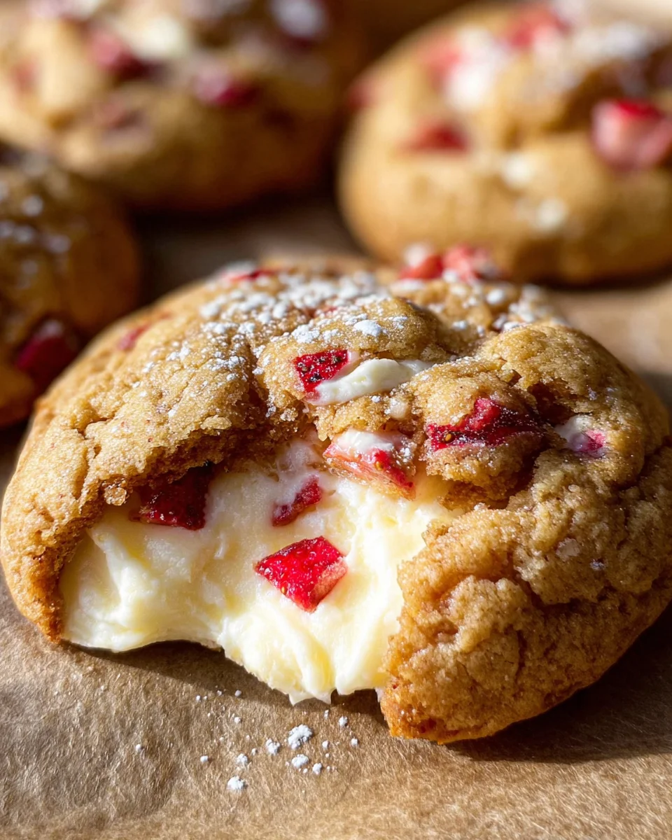 Strawberry Cheesecake Cookies 32 Strawberry Cheesecake Cookies