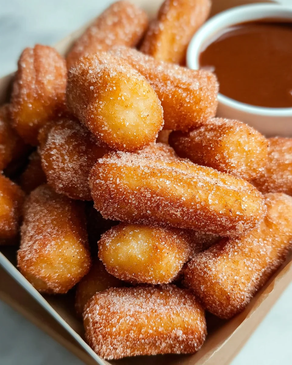 Sweet Air Fryer Churro Bites Recipe