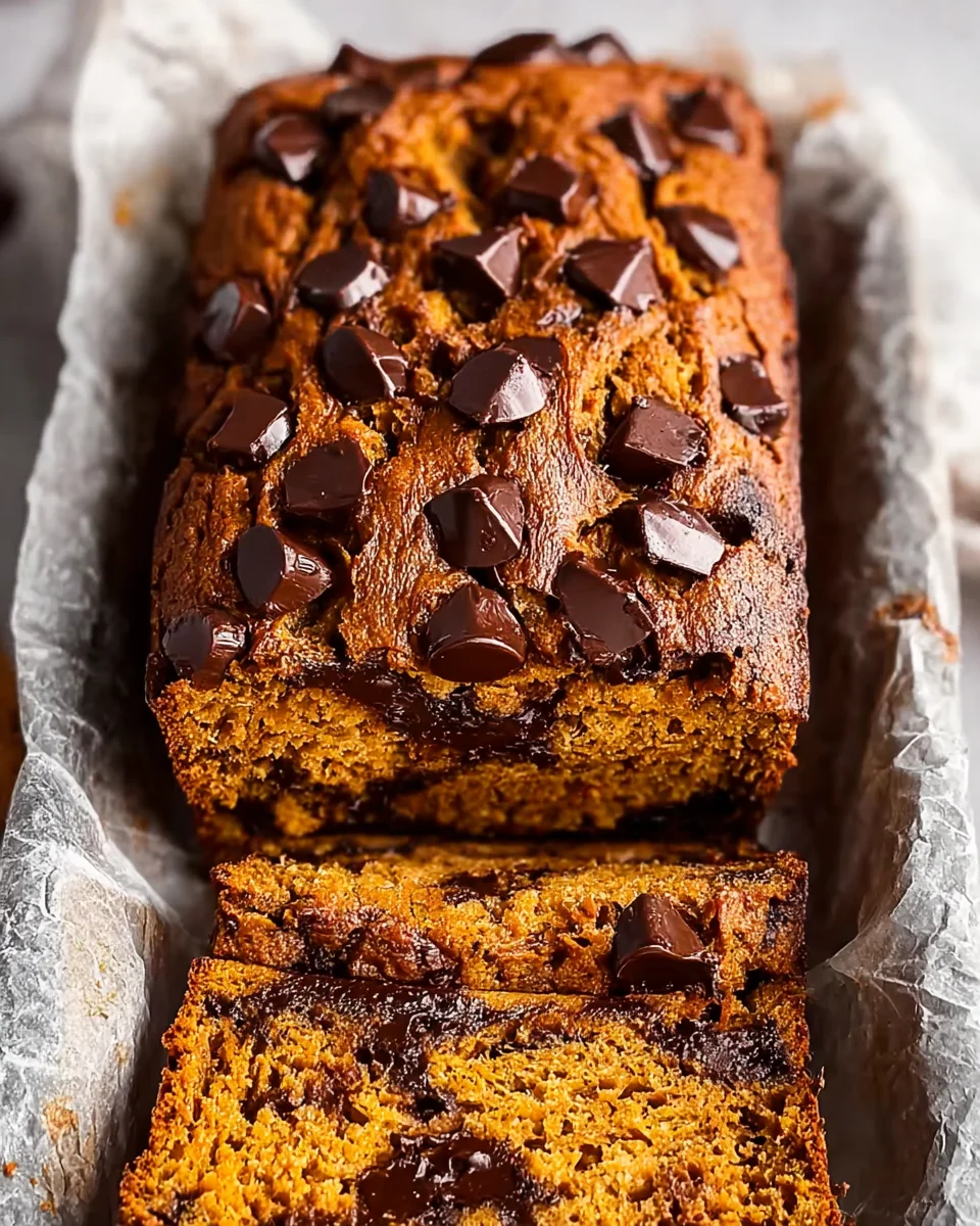 Sweet Pumpkin Banana Chocolate Chip Bread 26 Sweet Pumpkin Banana Chocolate Chip Bread