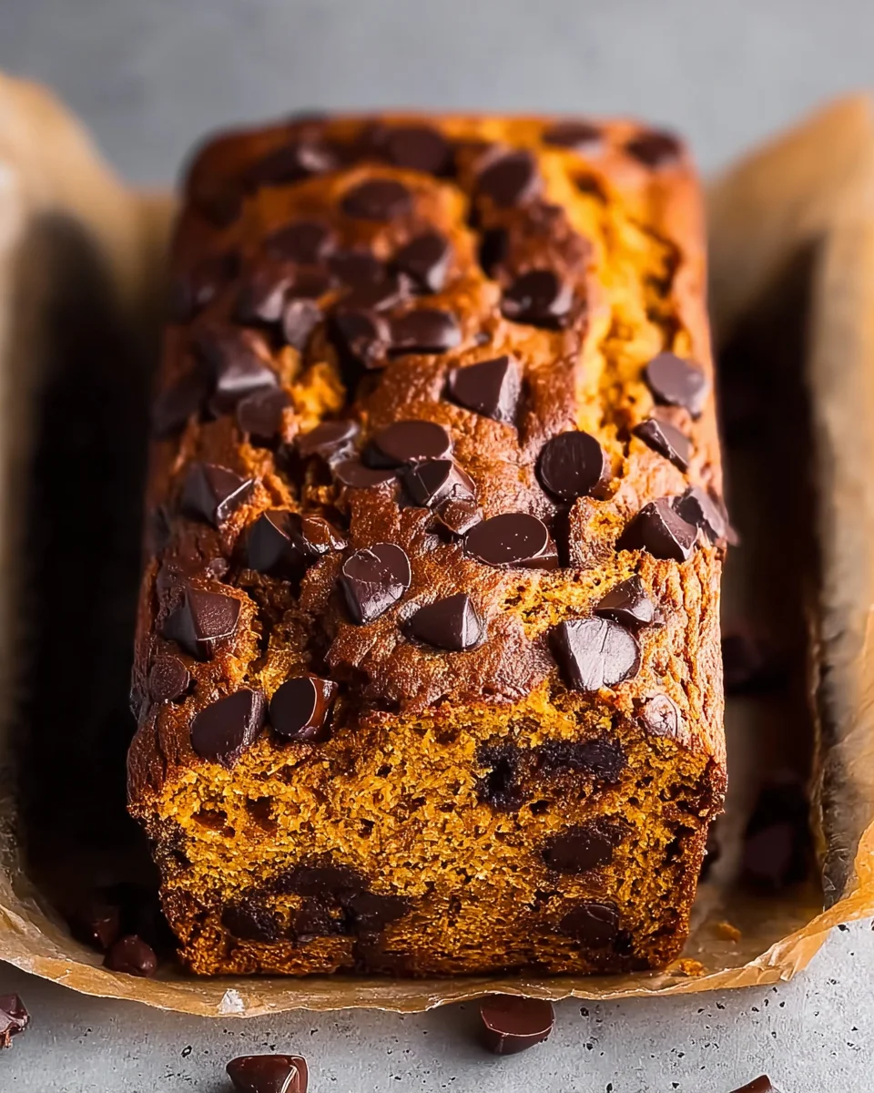 Sweet Pumpkin Banana Chocolate Chip Bread 22 Sweet