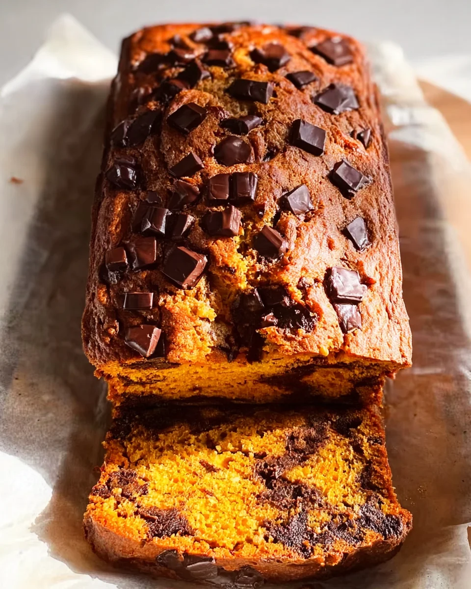 Sweet Pumpkin Banana Chocolate Chip Bread 23 Sweet