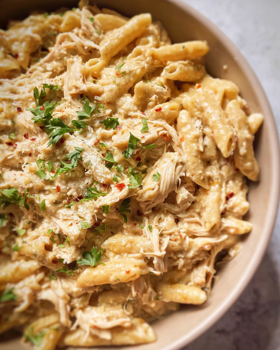 The Best Crockpot Garlic Parmesan Chicken Pasta Recipe 23 The