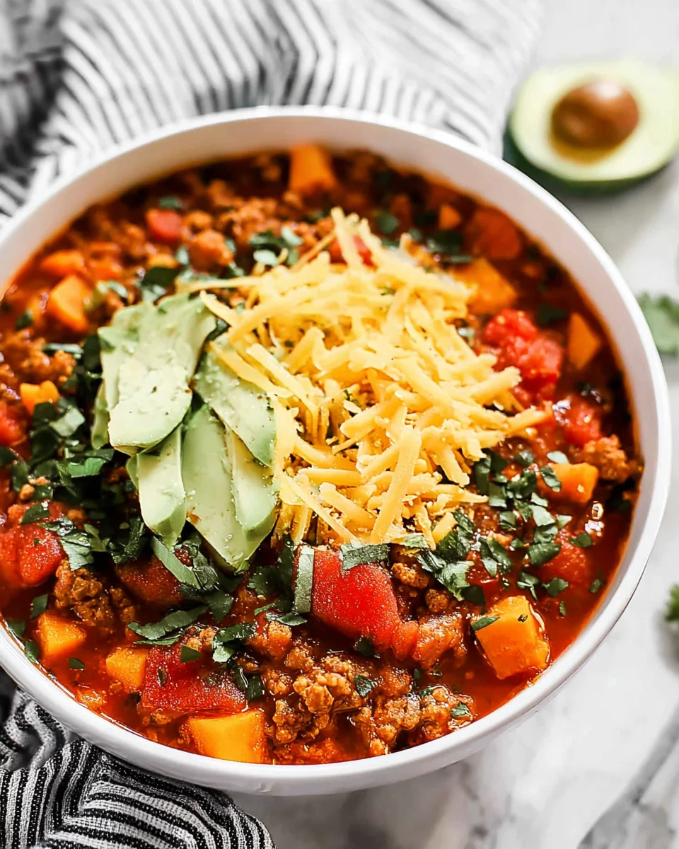 Turkey Sweet Potato Chili