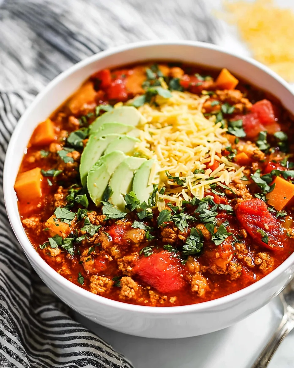 Turkey Sweet Potato Chili 29 Turkey
